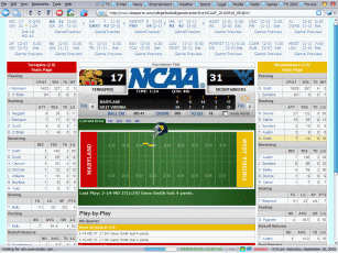 CBS Sports Gametracker - NCAAF, NFL, MLB