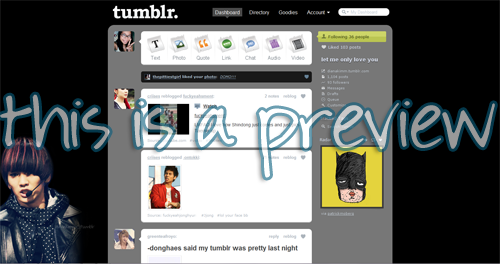 SHINee's Key (2) Tumblr Dashboard Theme