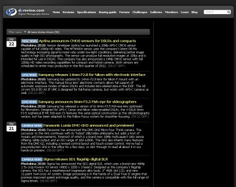 DP Review - hide sidebars