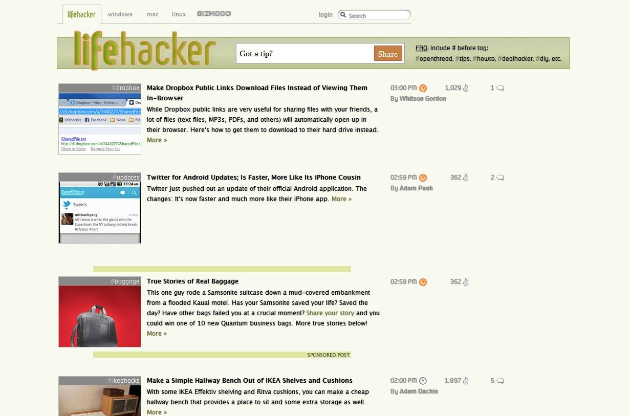 Perfect Lifehacker v3.0 (Sept 2010)