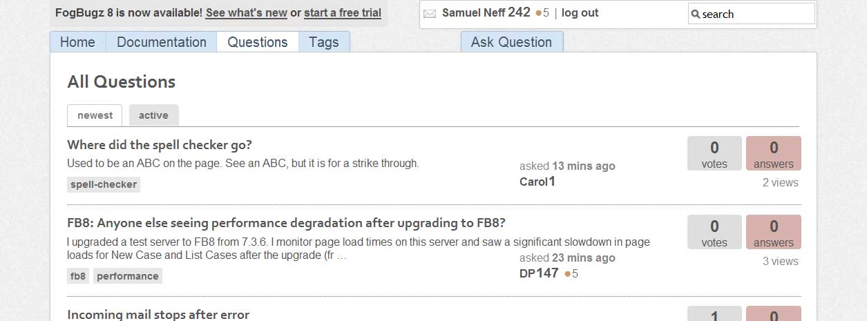FogBugz StackExchange sizing and positioning fixes