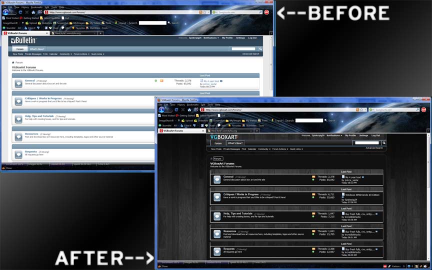 VGBoxArt Dark Gray Wood Theme (vBulletin v4.0)
