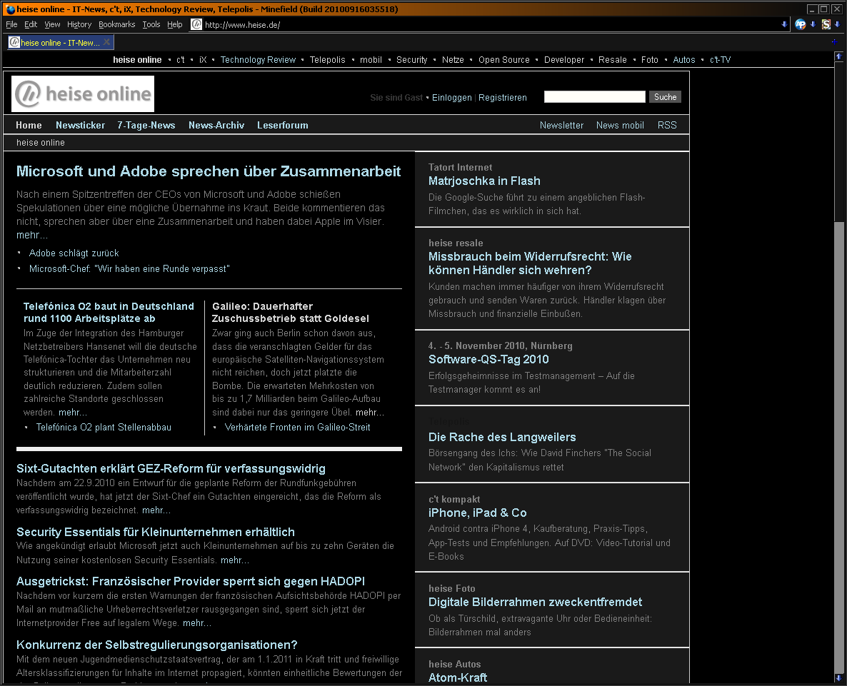 heise.de - dark