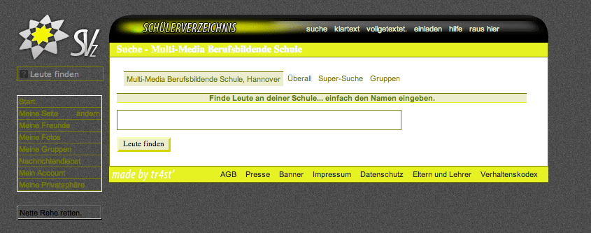 Schülerverzeichnis EliteGreen by tr4st'