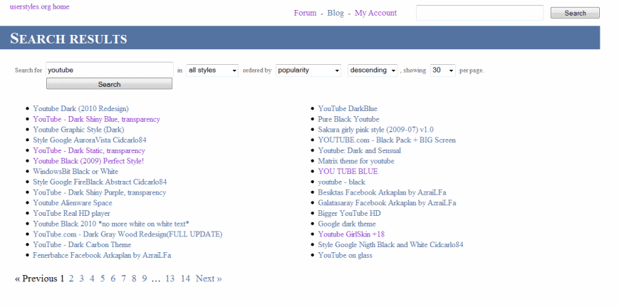 Userstyles.org*Ergo - Little tweaks for navigation