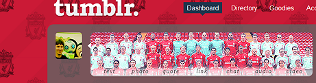 Liverpool FC theme for Tumblr