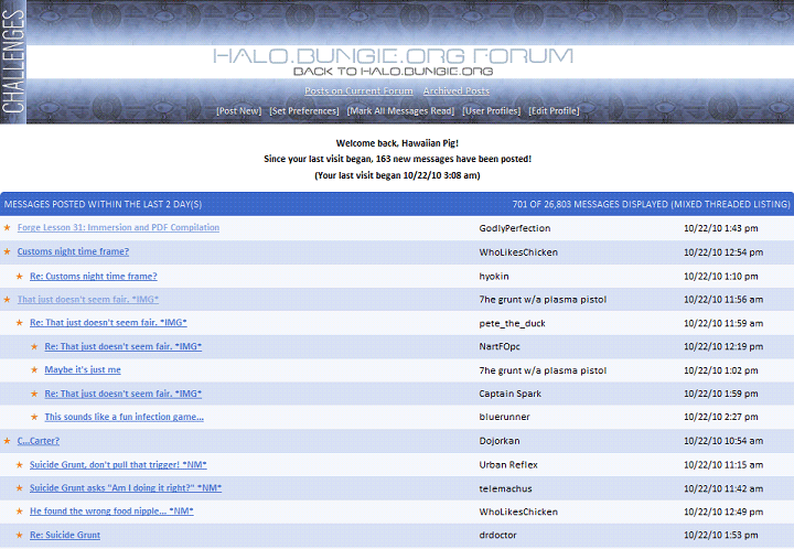 HBO Forum - Kapowaz's Custom Stylesheet