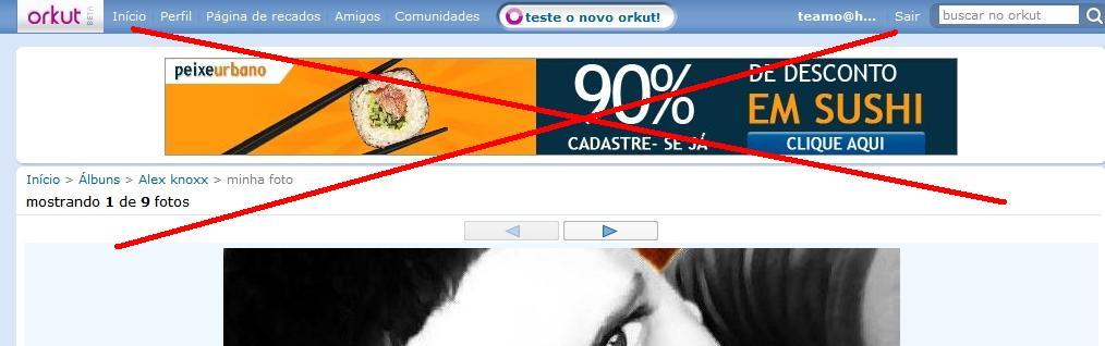 Remover promoção publicidade (((orkut)))