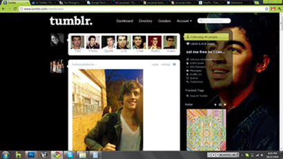 joe jonas smile menu/background