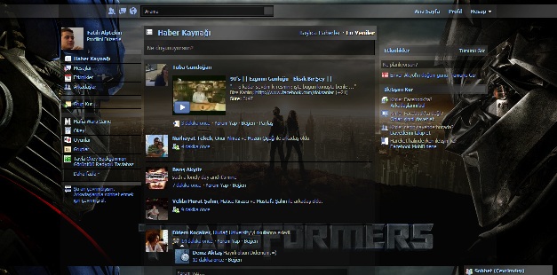 Facebook - Real Black Transparent TRANSFORMERS