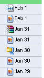 Gmail *2* small attachment icons