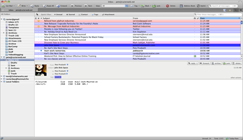 Thunderbird Tweaks