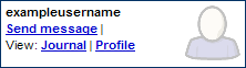 LJ - contextual hover menu friending links