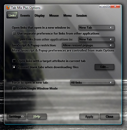 Transparent TMP Options - Black Mica Fx4*
