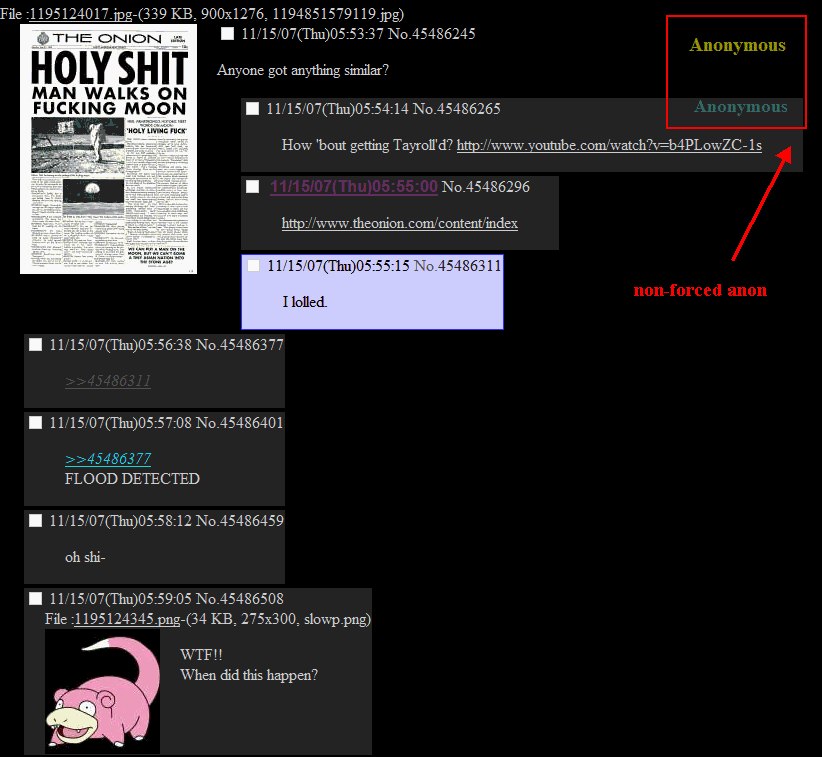 4chan Light Grey on Dark on Black...