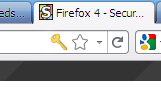 Firefox - Secure Login Key in location bar
