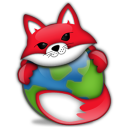 about:blank - Cartoon FireFox