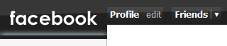 Facebook - Black gloss