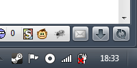 Windows 7-native glass border and addonbar