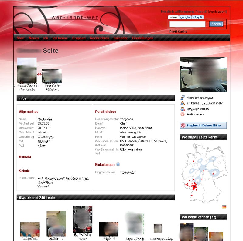 >> wer-kennt-wen - Red Flower / by pahe (v1.3)