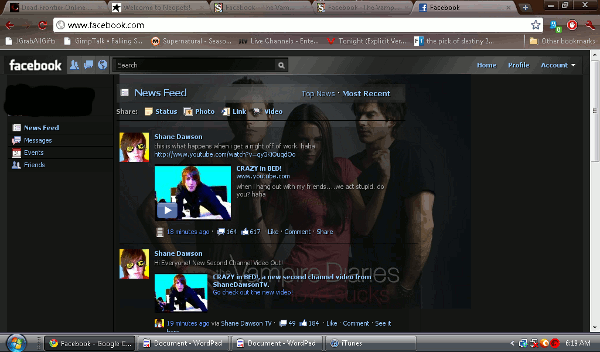Facebook - The Vampire Diaries