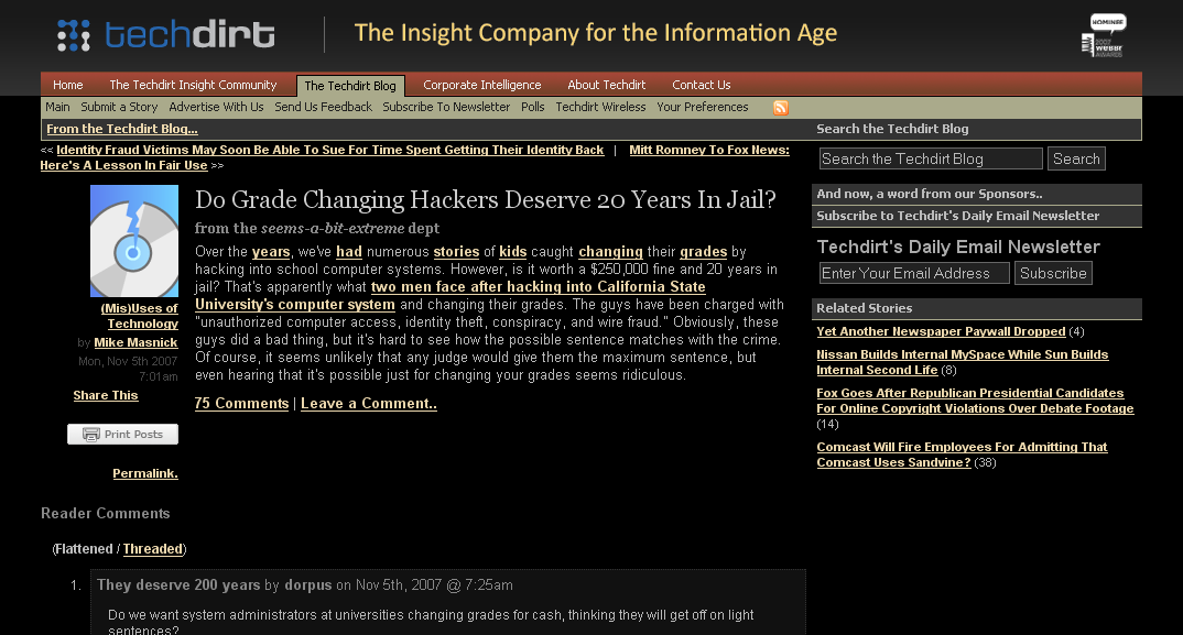 painted black - techdirt