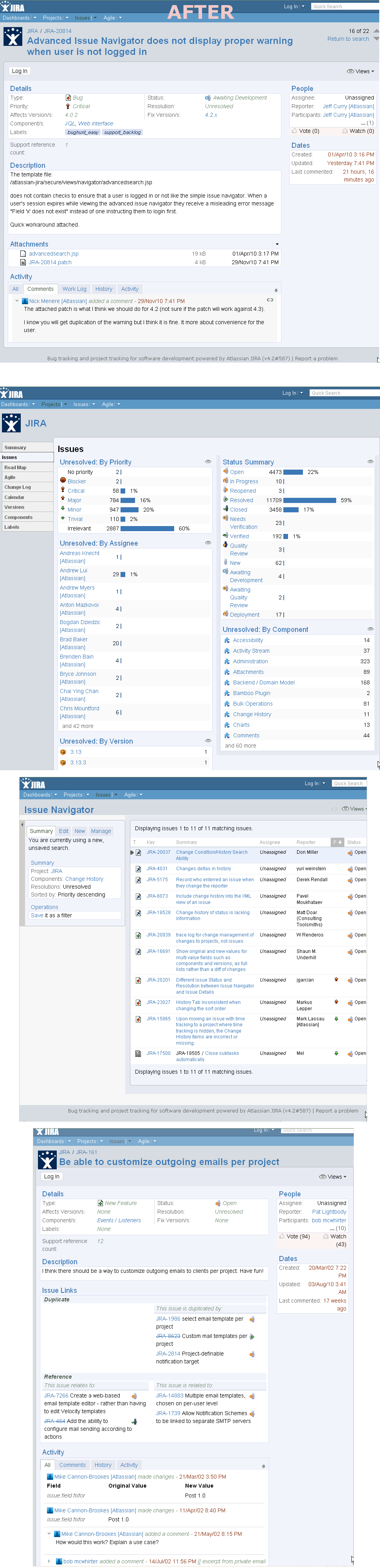 Jira usable