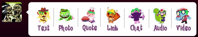 Happy Tree Friends New Post Menu