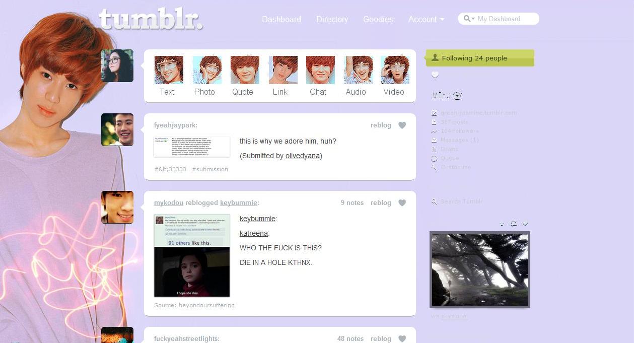 Taemin - dashboar theme