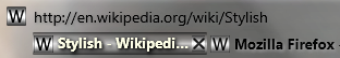 Wikipedia favicon silver