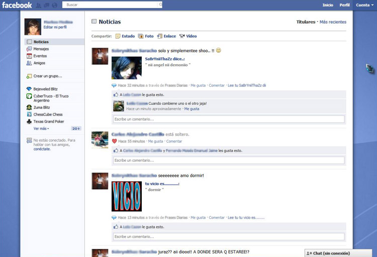 Facebook Blue Se7en