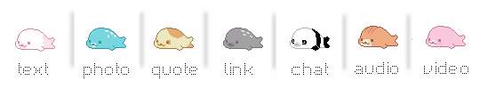 mamegoma tumblr dashboard icons
