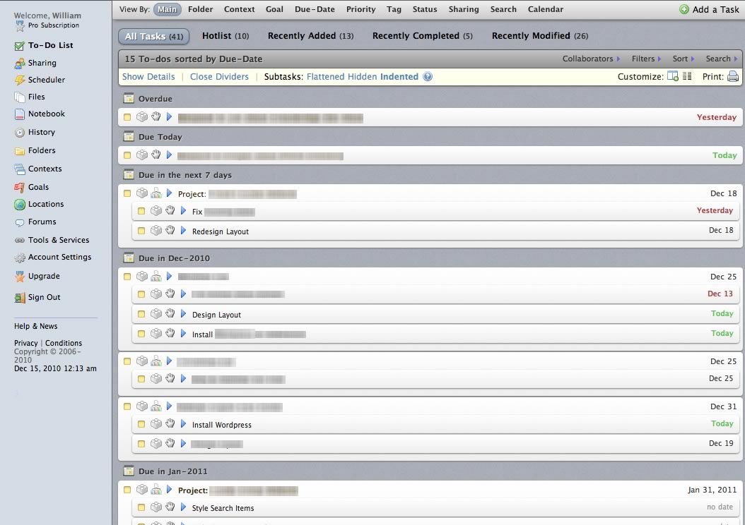 Toodledo Things Style++