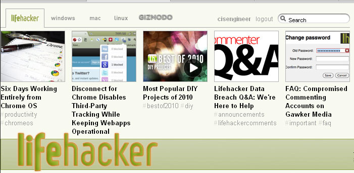 Hide Gawker Warning Bar