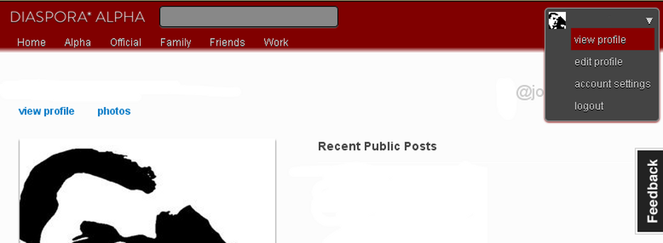 Deprecated] Diaspora Dark Red (Firefox/Chrome)