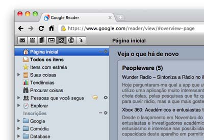 Google Reader for Snow Leopard - Improved