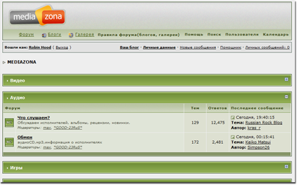 MUG forum top