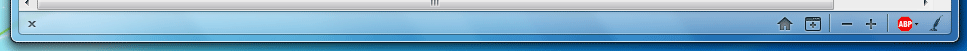 Firefox 4 - Glassed Addon Bar