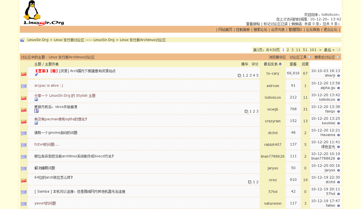 LinuxSir.Org - Light Brown Theme