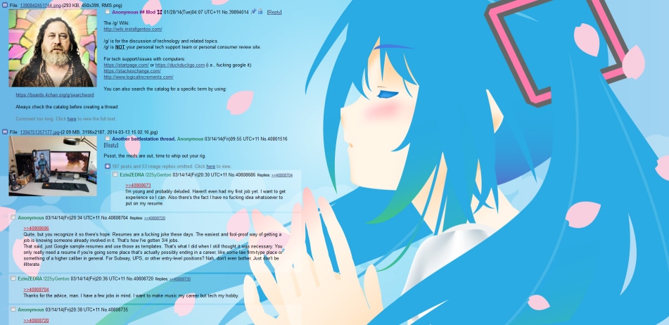 4chan - Simplistic Miku Theme