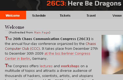 26C3 Public Wiki - Fix for Firefox 2