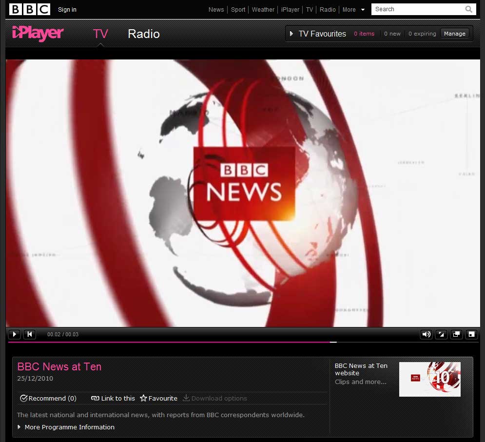 BBC iPlayer > Big Videos