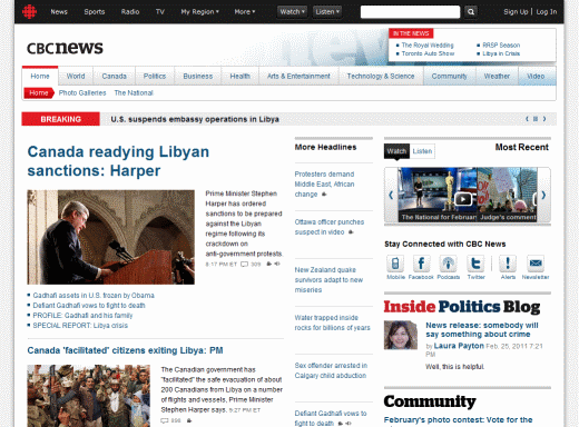 Banner Ad removal for *New* CBC Website