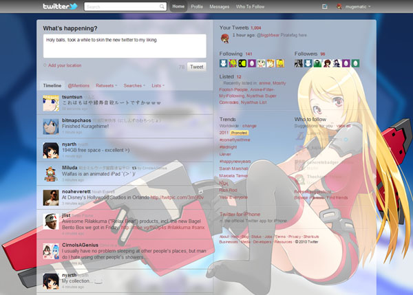 OUTDATED // Twitter - Semi-transparent stream/dash