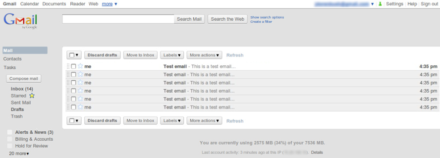 Gmail Elementary