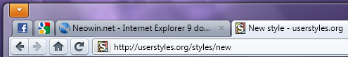 Shrinked Firefox Menu Button