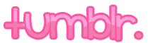 CUTE PINK TUMBLR LOGO (SMILEY MONSTER FONT)