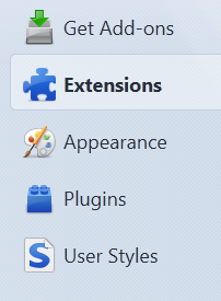 Firefox 4 - Addon manager Stylish icon
