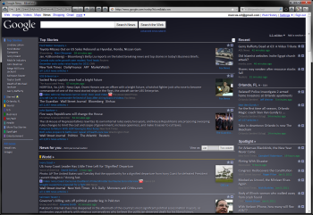 Google News - Blue/Gray