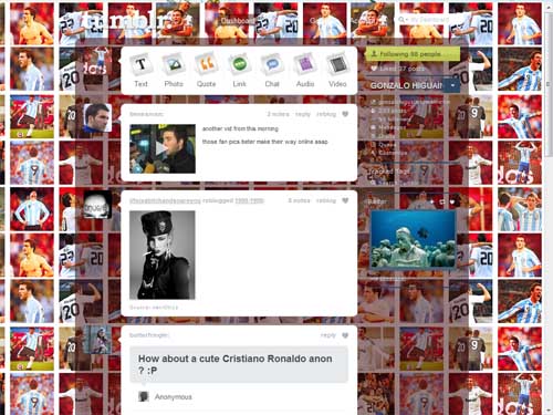 Gonzalo Higuain Tumblr theme #1